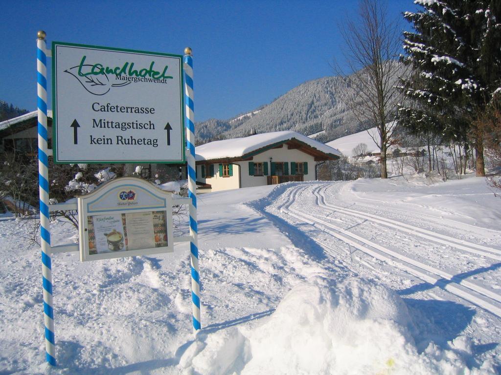 Landhotel Maiergschwendt Ruhpolding Eksteriør billede
